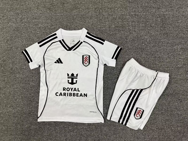 Fulham 25/26 Kids Home Soccer Jersey And Shorts
