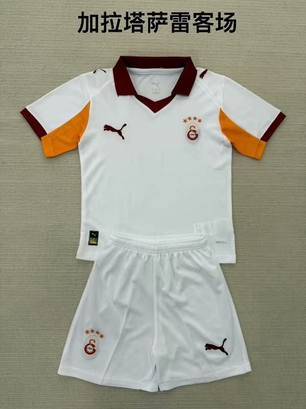 Galatasaray 25/26 Kids Away Soccer Jersey And Shorts