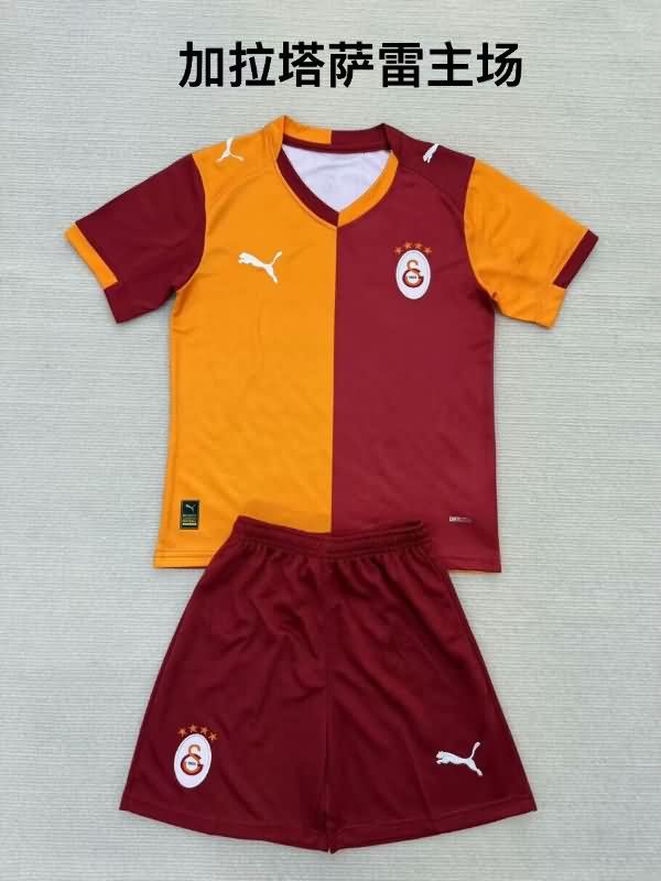 Galatasaray 25/26 Kids Home Soccer Jersey And Shorts