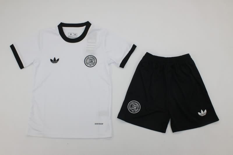 Germany 125th Kids Anniversary White Soccer Jersey And Shorts