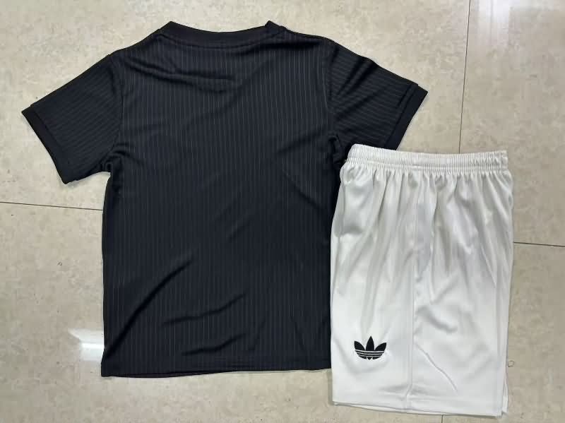 Germany 125th Kids Anniversary Black Soccer Jersey And Shorts