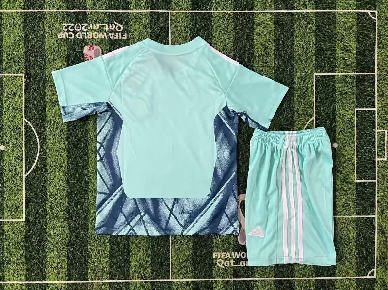 Germany 2026 Kids World Cup Goalkeeper Green Soccer Jersey And Shorts