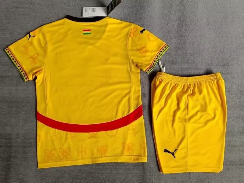 Ghana 25/26 Kids Away Soccer Jersey And Shorts