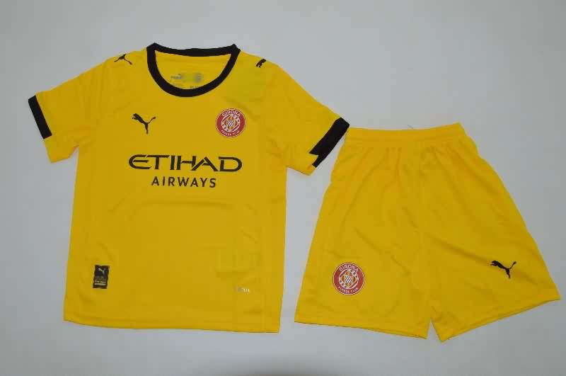 Girona 25/26 Kids Away Soccer Jersey And Shorts Girona 25/26 Kids Away Soccer Jersey And Shorts