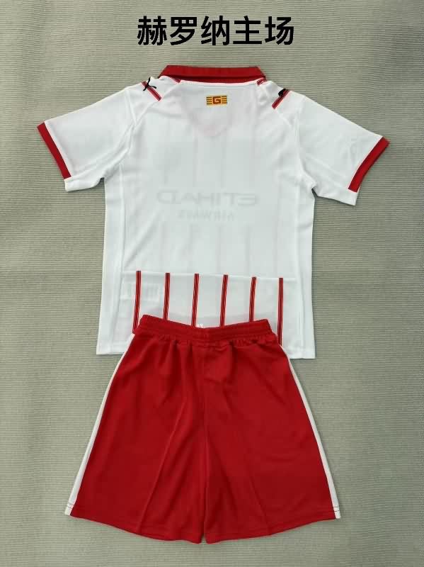 Girona 25/26 Kids Home Soccer Jersey And Shorts