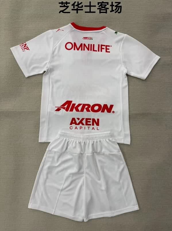 Guadalajara 25/26 Kids Away Soccer Jersey And Shorts