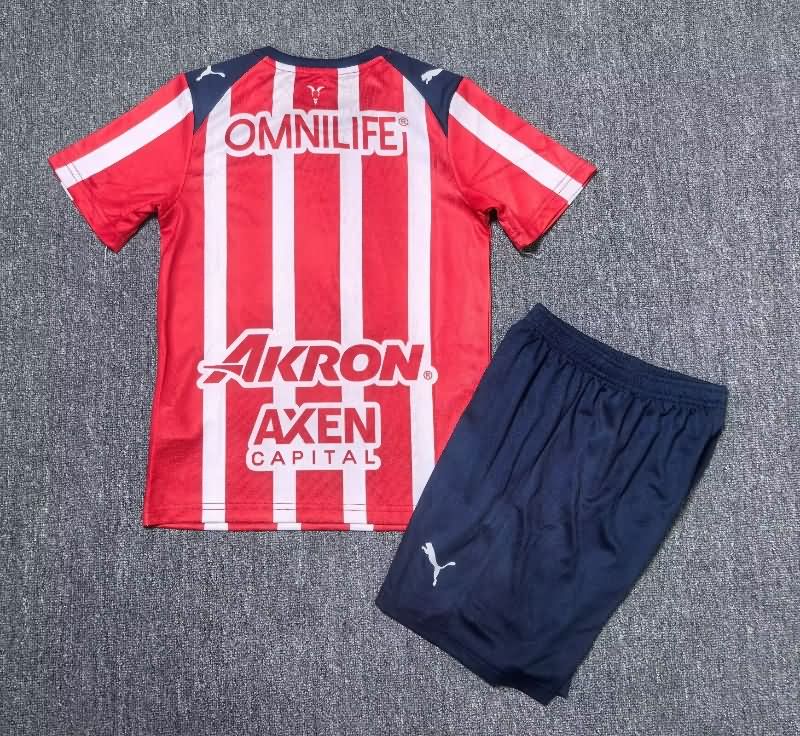 Guadalajara 25/26 Kids Home Soccer Jersey And Shorts
