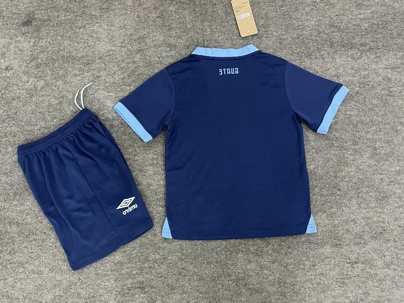 Guatemala 2025 Kids Away Soccer Jersey And Shorts