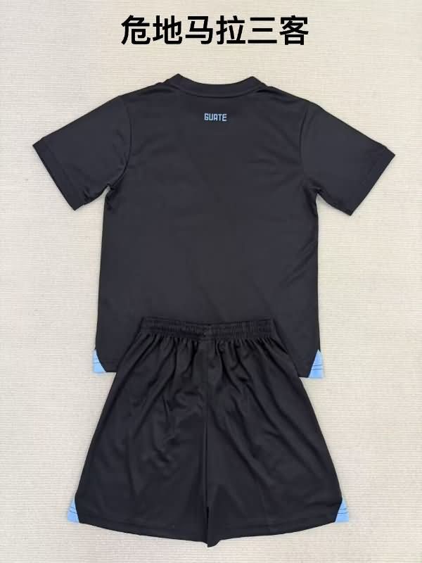 Guatemala 2025 Kids Third Soccer Jersey And Shorts