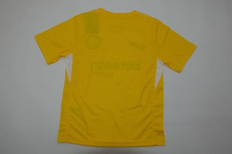 Inter Milan 25/26 Kids Goalkeeper Yellow Soccer Jersey And Shorts