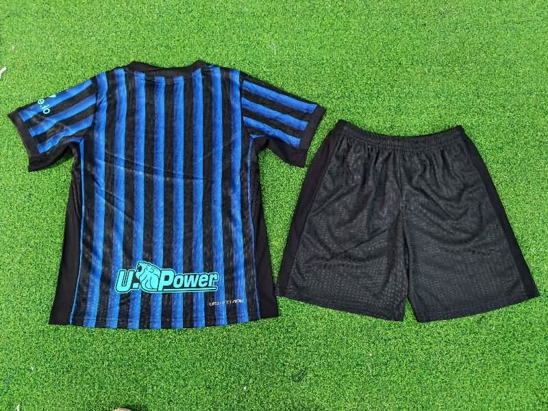 Inter Milan 25/26 Kids Home Soccer Jersey And Shorts (Player)