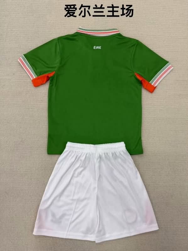 Ireland 2025 Kids Home Soccer Jersey And Shorts