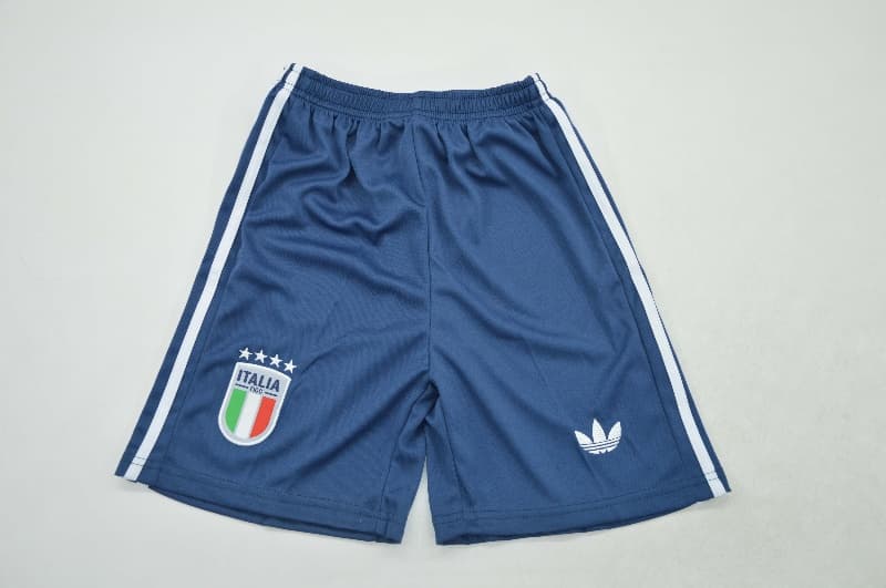 Italy 2026 Kids Away Soccer Jersey And Shorts