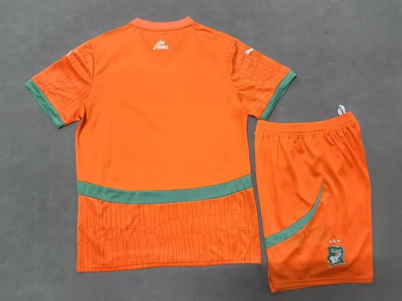 Ivory 2025 Kids Home Soccer Jersey And Shorts