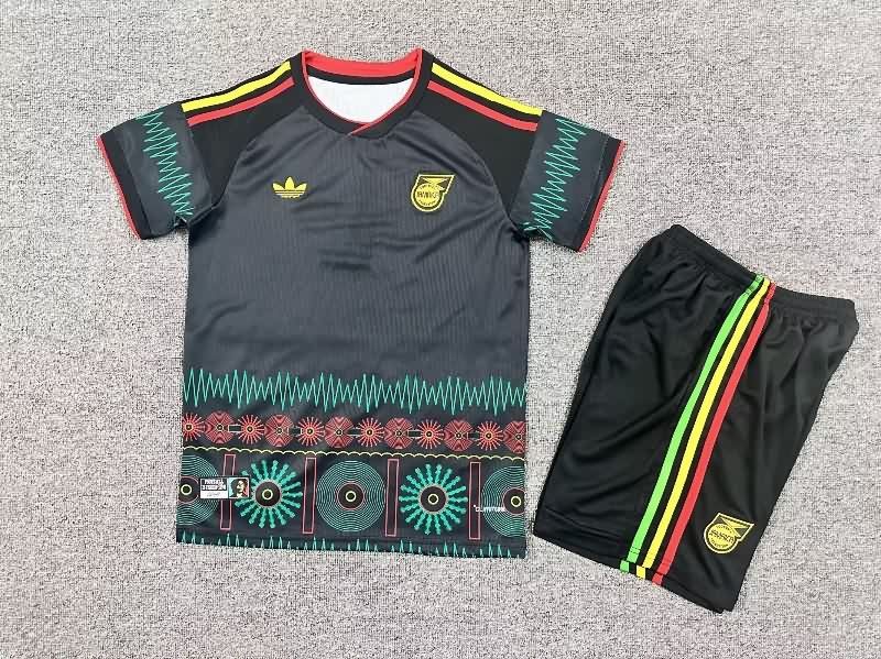 Jamaica 2026 Kids Away Soccer Jersey And Shorts