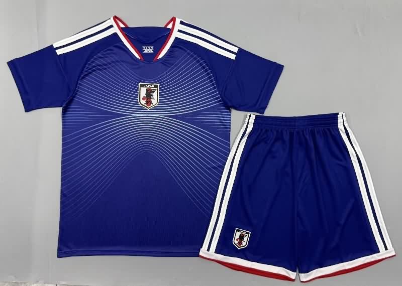 Japan 25/26 Kids Home Soccer Jersey And Shorts Japan 25/26 Kids Home Soccer Jersey And Shorts