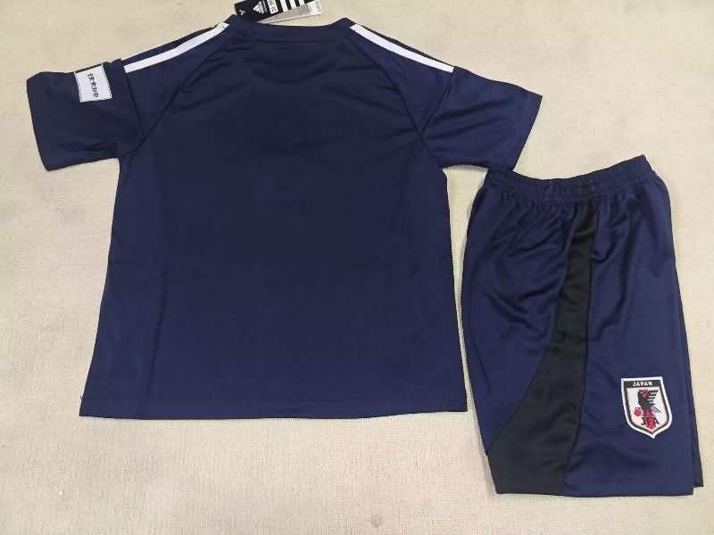 Japan 2025 Kids Home Soccer Jersey And Shorts