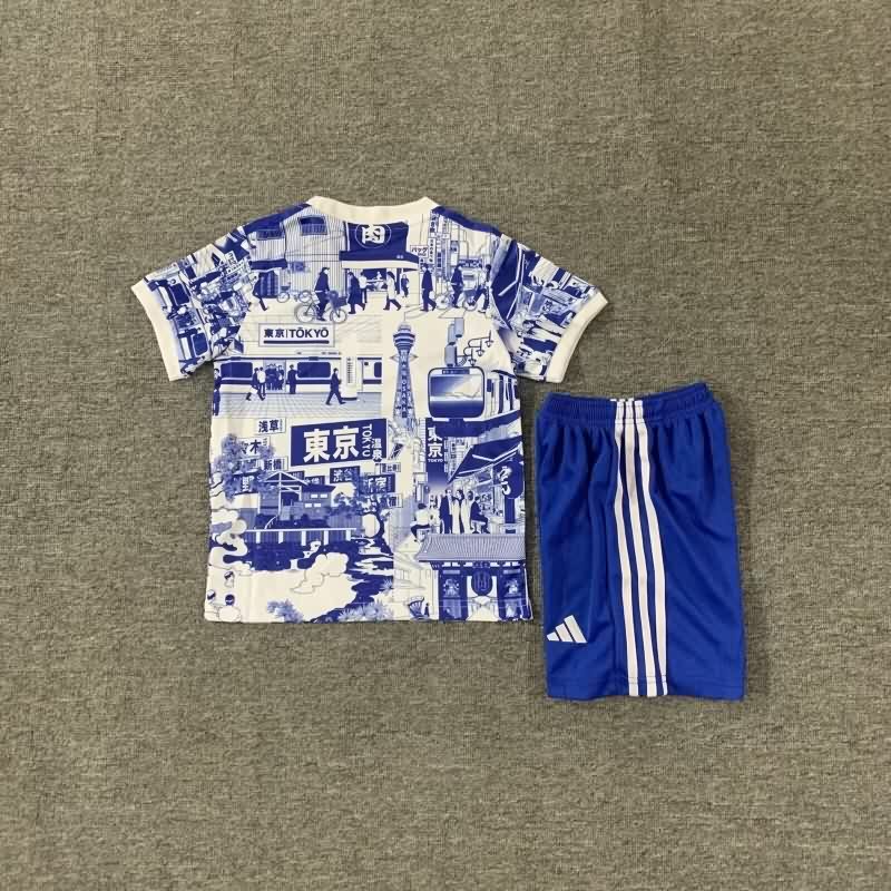 Japan 2025 Kids Special Soccer Jersey And Shorts 30