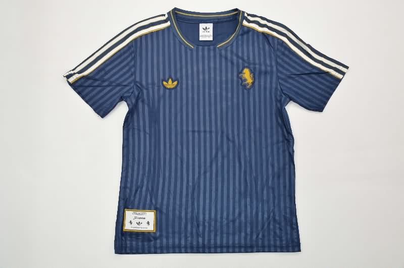 Juventus 25/26 Kids Dark Blue Soccer Jersey And Shorts
