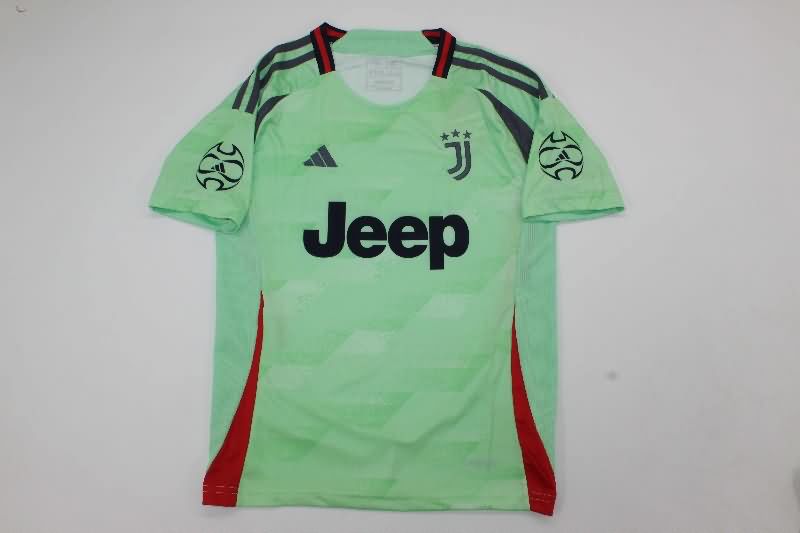 Juventus 25/26 Kids Green Soccer Jersey And Shorts