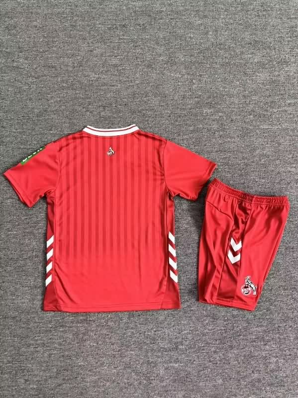 Koln 25/26 Kids Away Soccer Jersey And Shorts