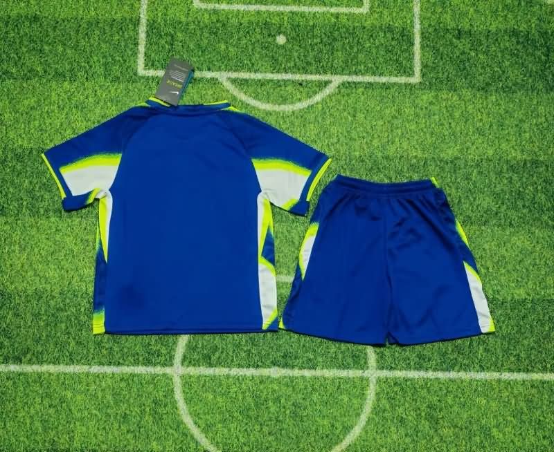 Korea 2025 Kids Away Soccer Jersey And Shorts
