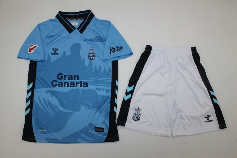 Las Palmas 25/26 Kids Away Soccer Jersey And Shorts