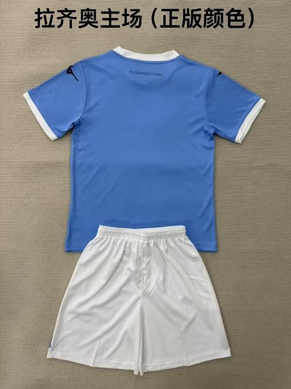 Lazio 25/26 Kids Home Soccer Jersey And Shorts