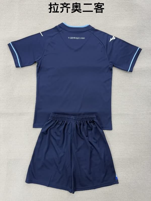 Lazio 25/26 Kids Third Soccer Jersey And Shorts