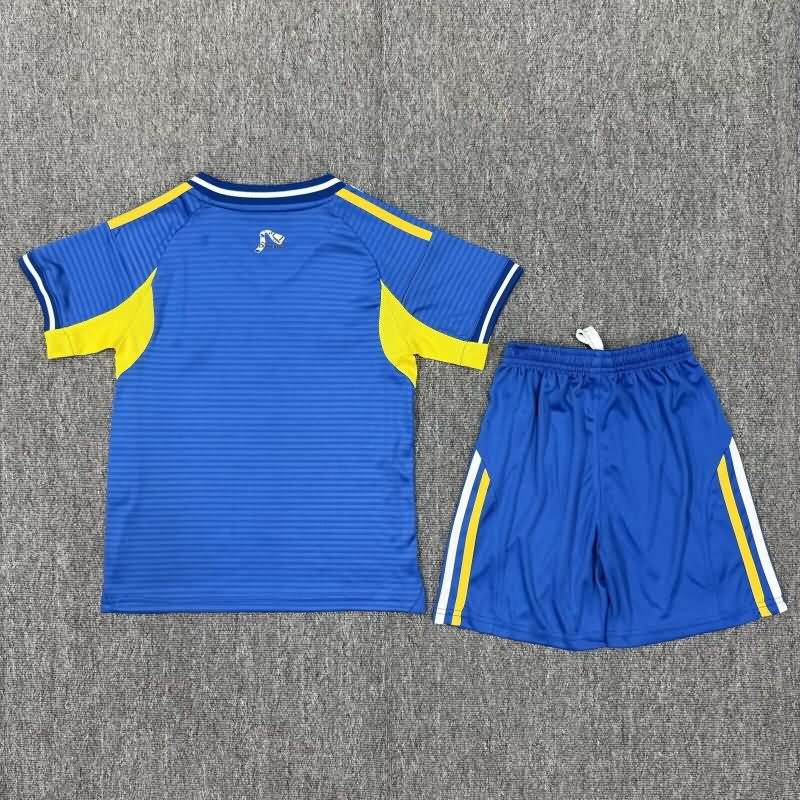Leeds United 25/26 Kids Away Soccer Jersey And Shorts