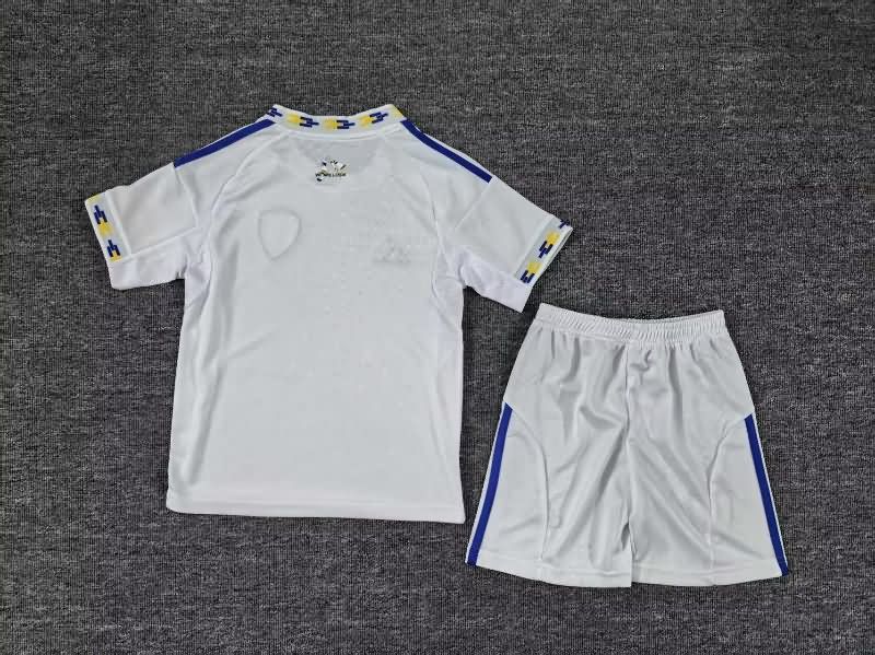 Leeds United 25/26 Kids Home Soccer Jersey And Shorts