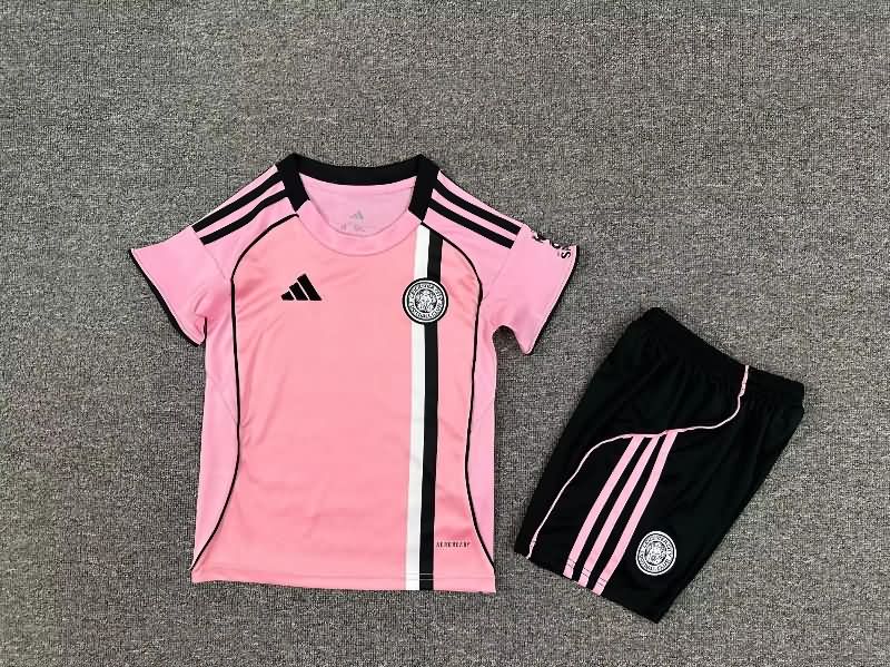 Leicester City 25/26 Kids Away Soccer Jersey And Shorts