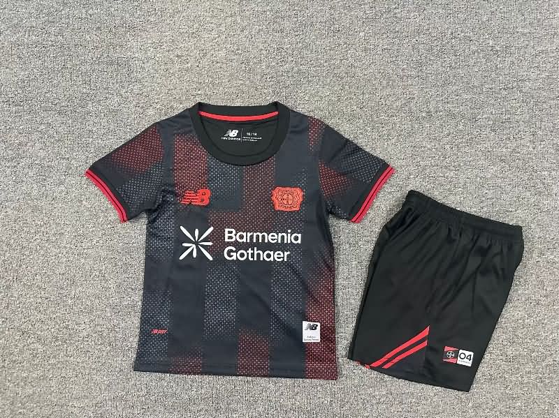 Leverkusen 25/26 Kids Home Soccer Jersey And Shorts