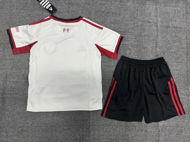 Liverpool 25/26 Kids Away Soccer Jersey And Shorts