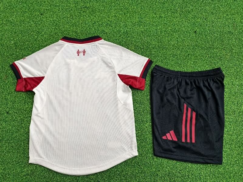 Liverpool 25/26 Kids Away Soccer Jersey And Shorts (Player)