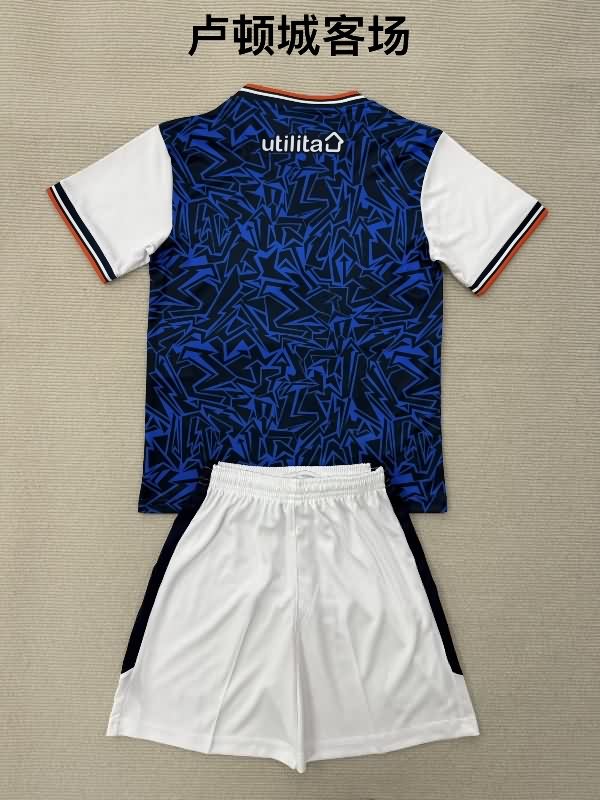 Luton Town 25/26 Kids Away Soccer Jersey And Shorts