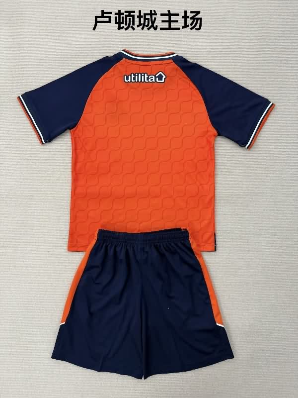 Luton Town 25/26 Kids Home Soccer Jersey And Shorts