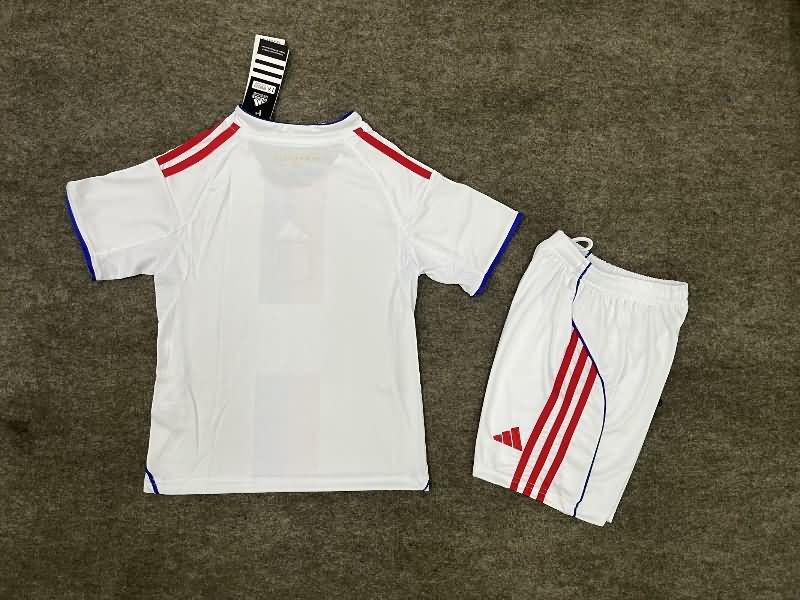 Lyon 25/26 Kids Home Soccer Jersey And Shorts