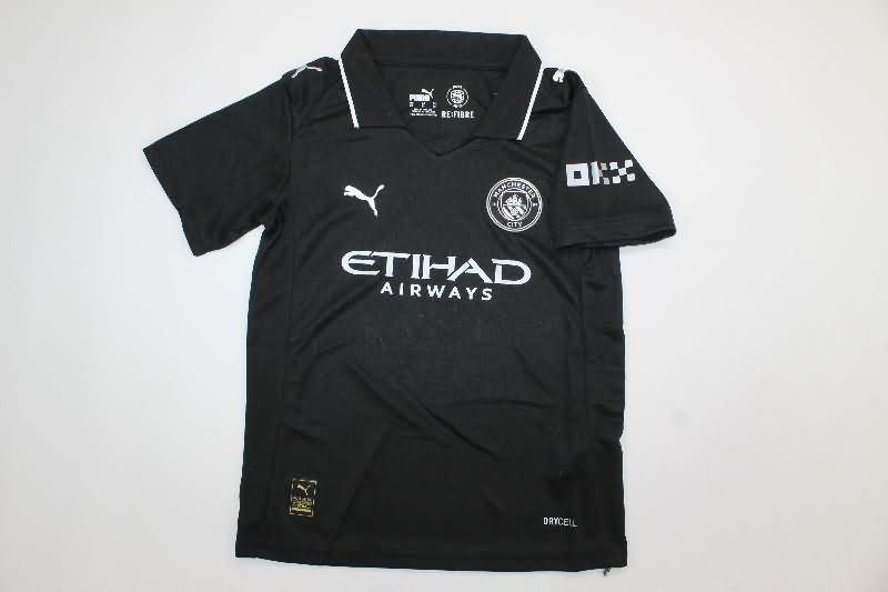 Manchester City 25/26 Kids Away Soccer Jersey And Shorts