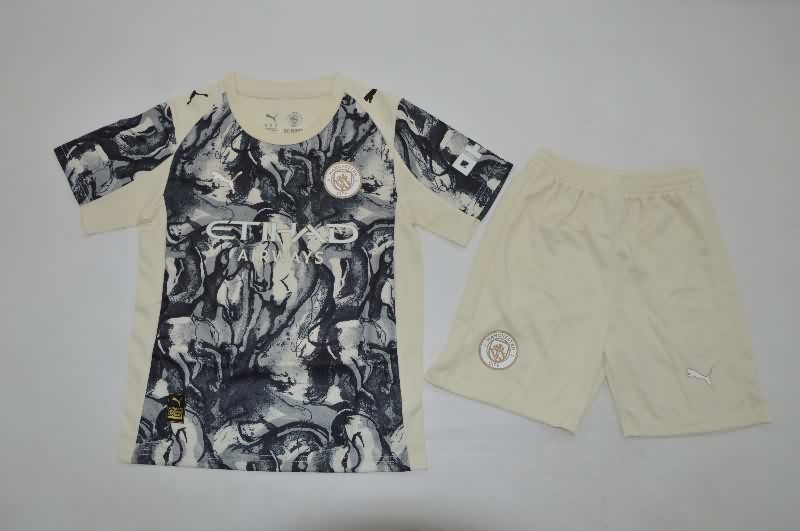 Manchester City 25/26 Kids Special Soccer Jersey And Shorts
