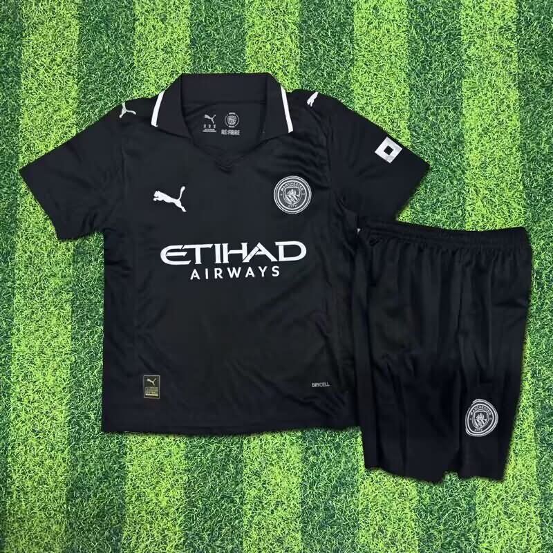 Manchester City 25/26 Kids Third Soccer Jersey And Shorts