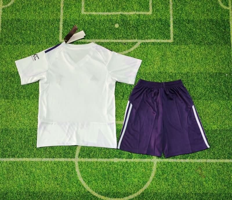 Manchester United 25/26 Kids Away Soccer Jersey And Shorts