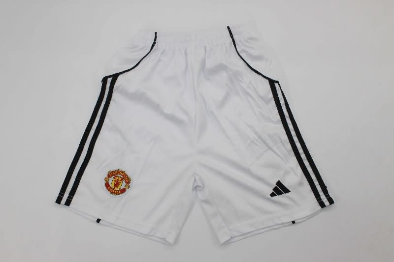Manchester United 25/26 Kids Home Soccer Jersey And Shorts