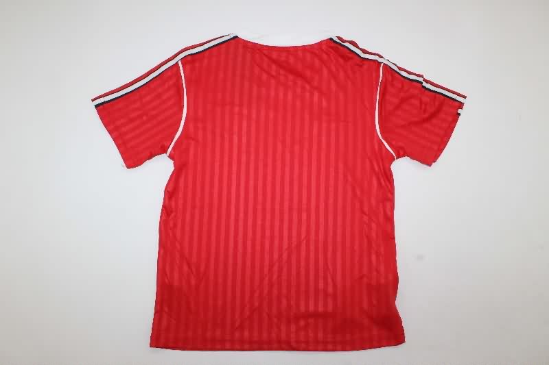 Manchester United 25/26 Kids Red Soccer Jersey And Shorts