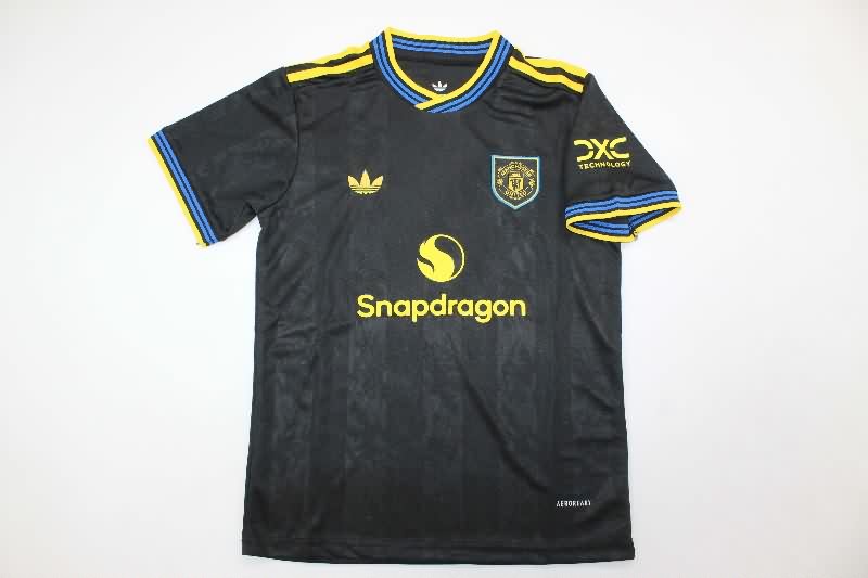 Manchester United 25/26 Kids Third Soccer Jersey And Shorts
