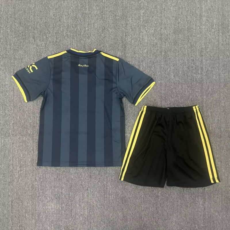 Manchester United 25/26 Kids Third Soccer Jersey And Shorts Leaked