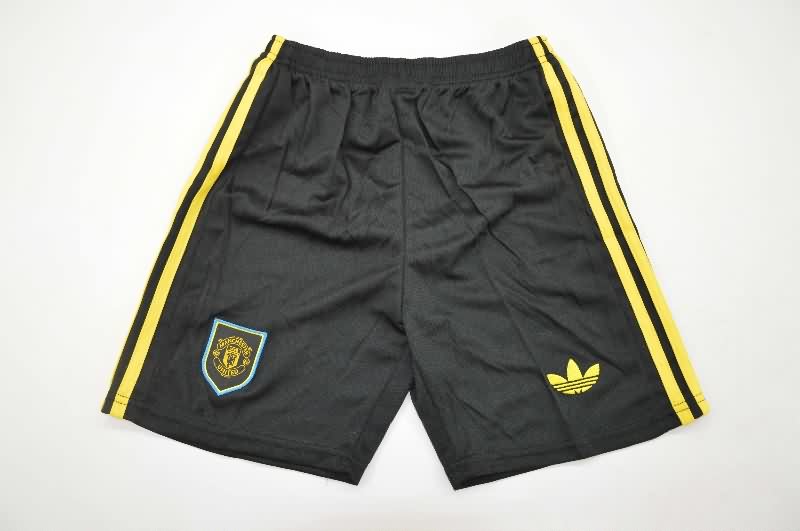 Manchester United 25/26 Kids Third Long Sleeve Soccer Jersey And Shorts