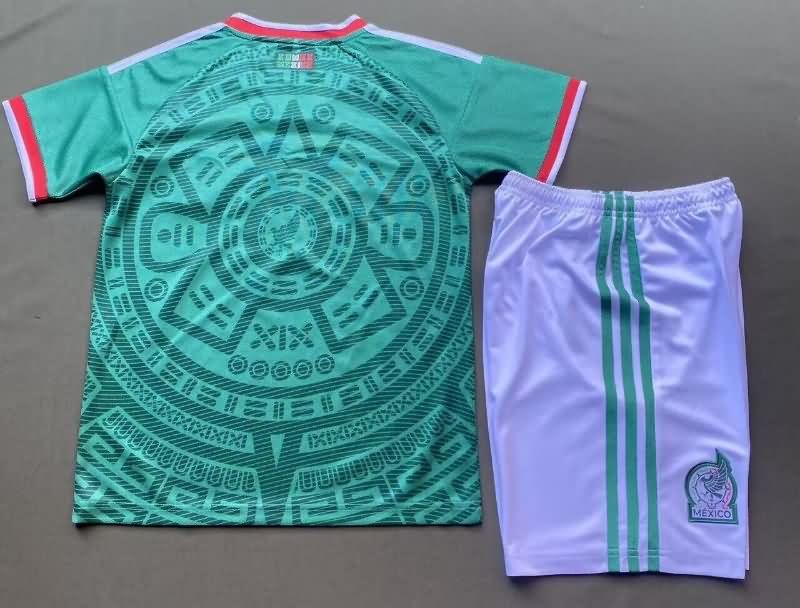 Mexico 2026 Kids Home Soccer Jersey And Shorts