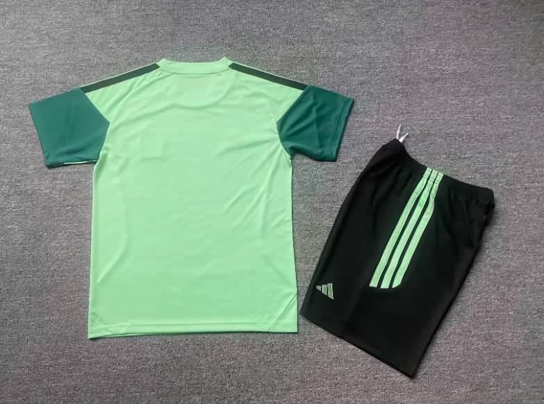 Mexico 2026 Kids Training Soccer Jersey And Shorts 02