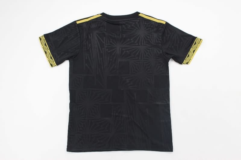 Mexico 2025 Kids Gold Cup Black Soccer Jersey And Shorts